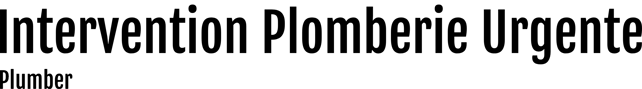 Intervention Plomberie Urgente logo