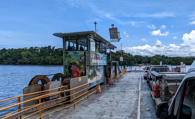 Daintree river ferry