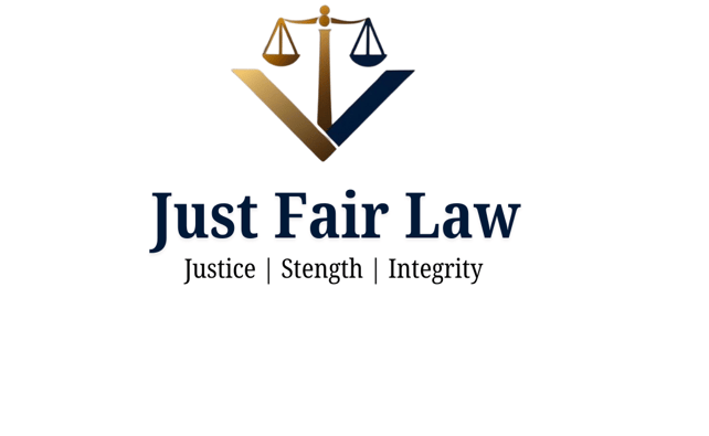 a justice and justice law firm logo