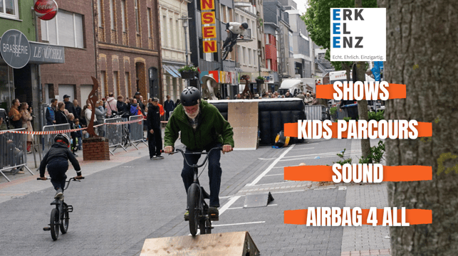 bmx & Mtb airbag show mieten - mobile ramped