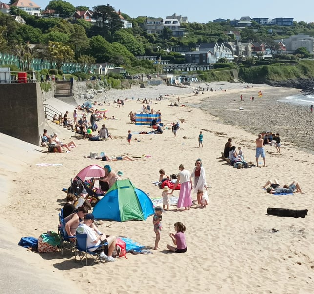 Everyone is flocking to the beaches