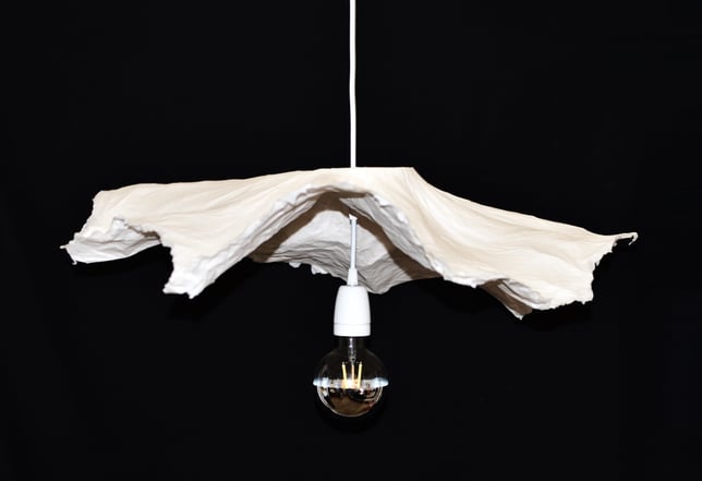 fleur suspension papier luminaire sète