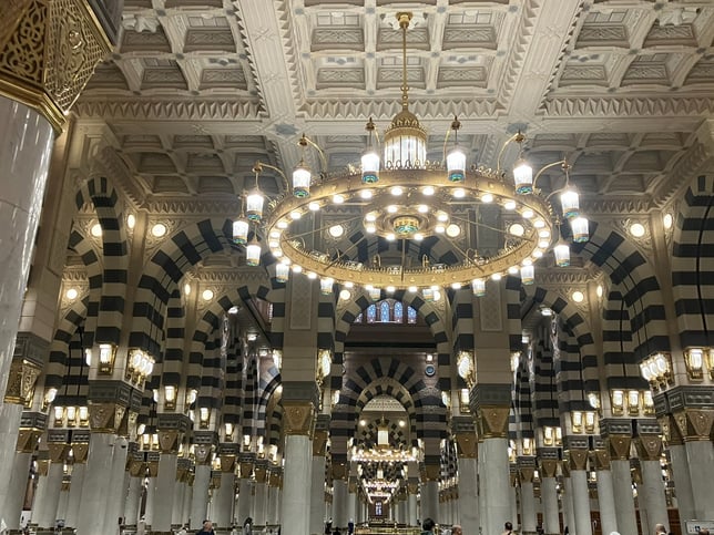 Interior of Haram in Makkah