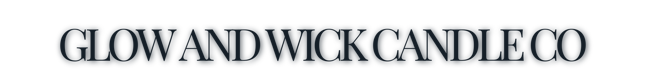 Glow and Wick candle co logo