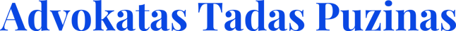 Advokatas Tadas Puzinas logo