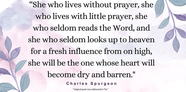 a quote from Charles spurgeon