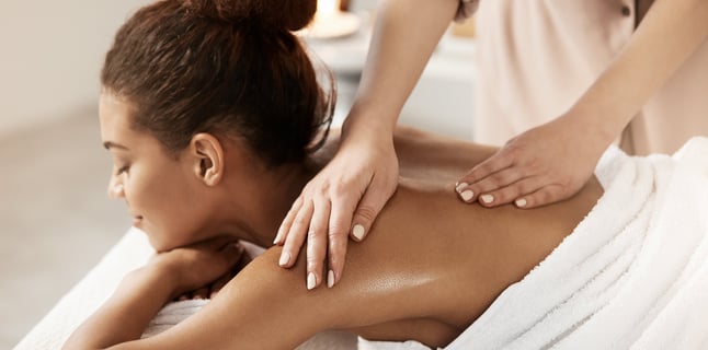 getting a body massage