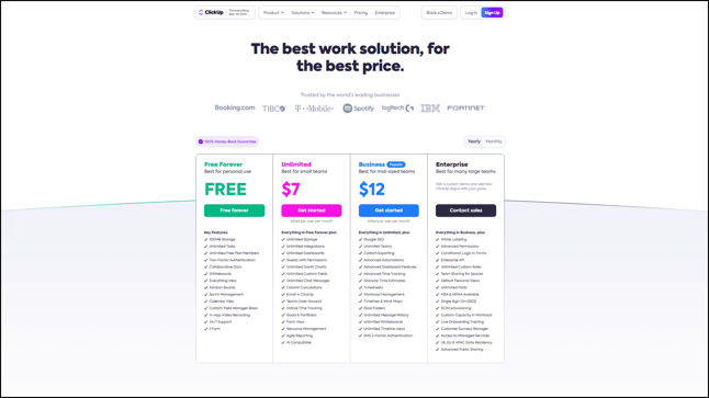 ClickUp Pricing