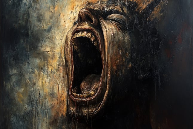 primal screaming man