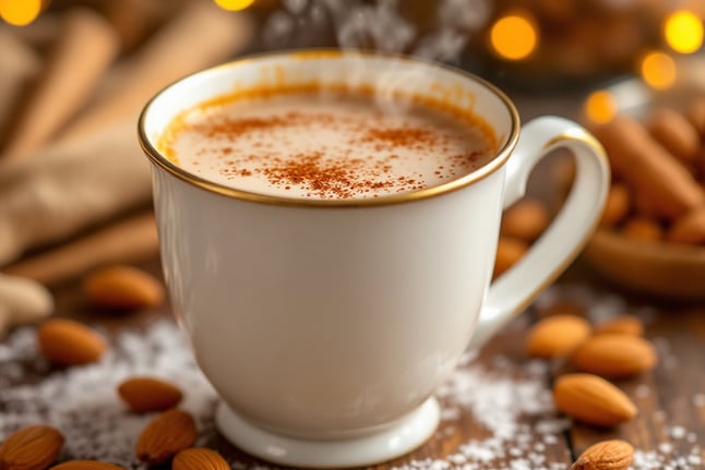 Spiced Chai Tea with Almond Milk