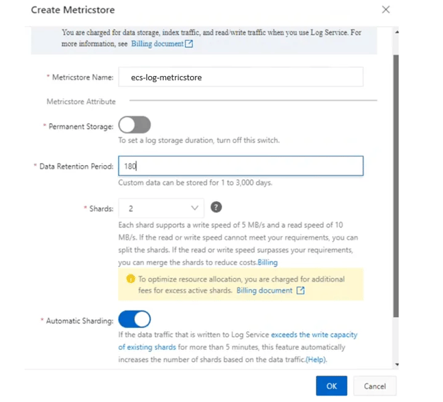 Alibaba Log Service deployment for ECS
