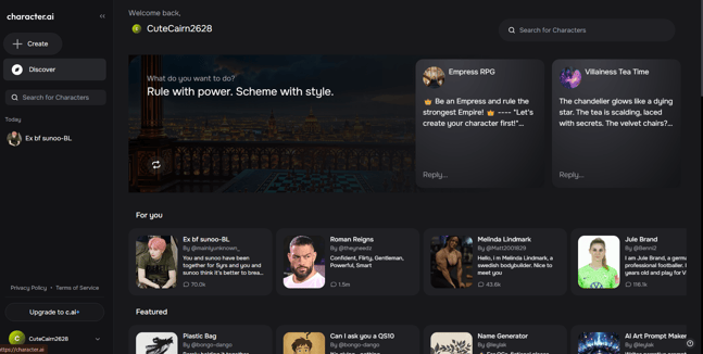 discover charater.AI