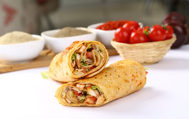 healthy wrap rolled with high protein filled with godess. you must try our healthy meals , breakfast