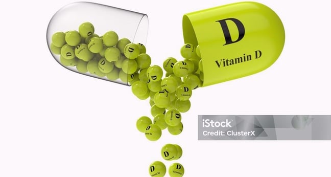 a bottle of vitamin d