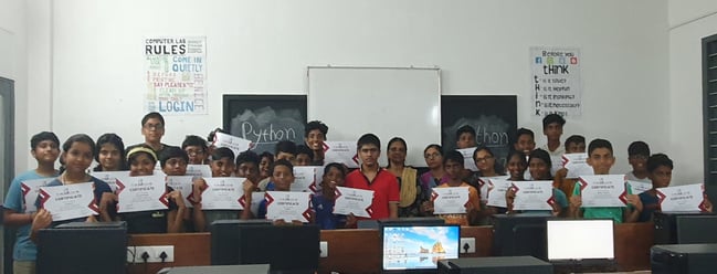 Summer Vacation course on Python Programming at Nalanda Public School