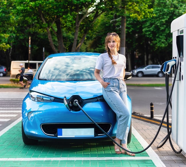 carregamento de carro elétrico