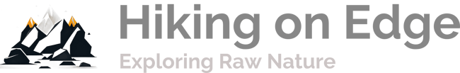 Hiking on edge logo
