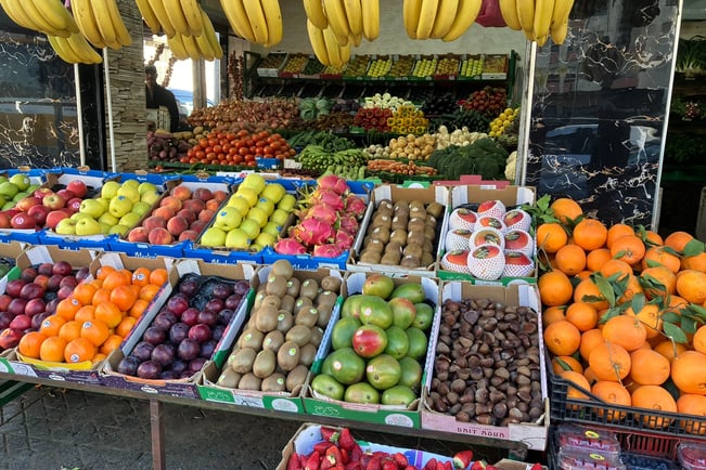 Fresh produce stand Casablanca