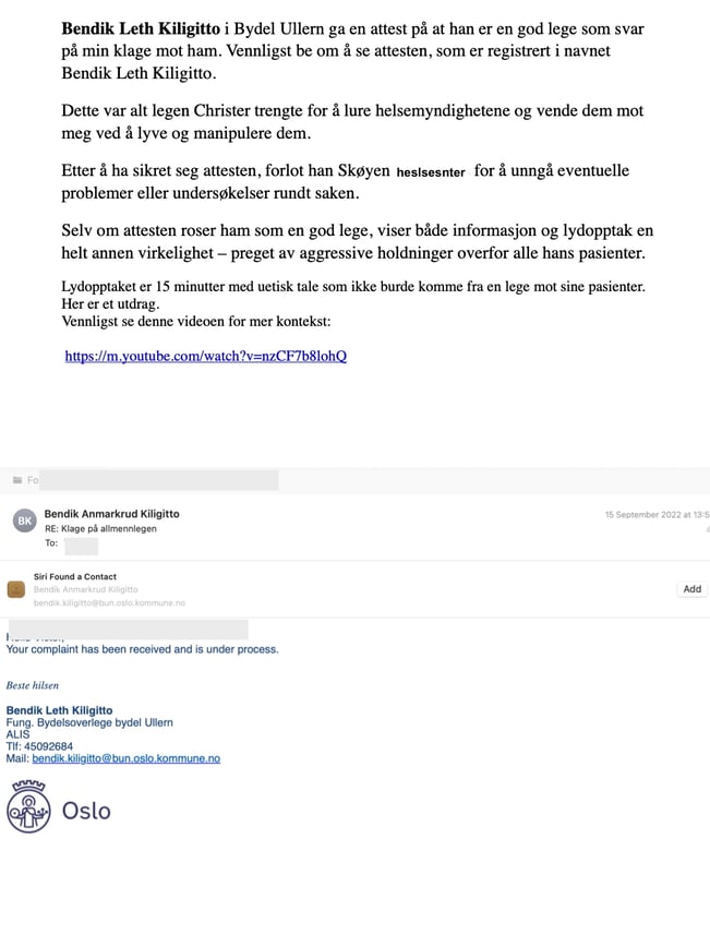 Statsforvalteren, Christer Torgilstveit Larsen, Oslo Kommune bydel Frogner, Bydelsoverlege Neelam Sarwar Anjum، Bydelsoverleg