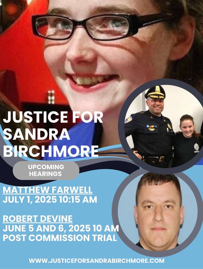 Sandra Birchmore Case Upcoming Hearings Matthew Farwell Robert Devine 