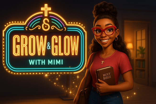 Grow and Glow with Mimi logo