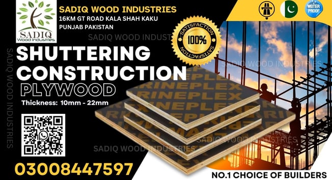 Construction Shuttering Plywood made in pakistan