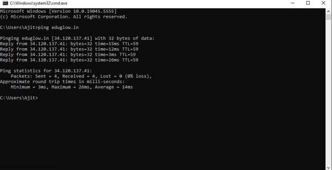 a computer screen shot of a computer screen showing a command command command command command command