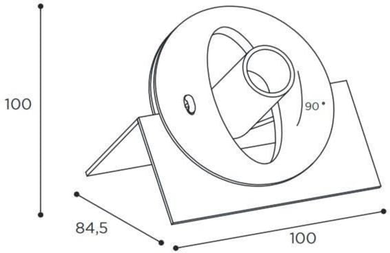 dibujo técnico foco suelo