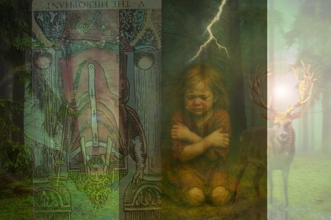 Symbolizing trauma disruption, child exile, and the return of instinctual guidance through Chiron