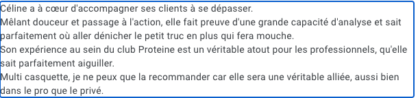 Avis client céline FOLLY