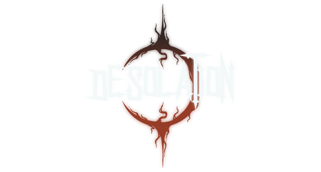 logo projet désolation dark fantasy