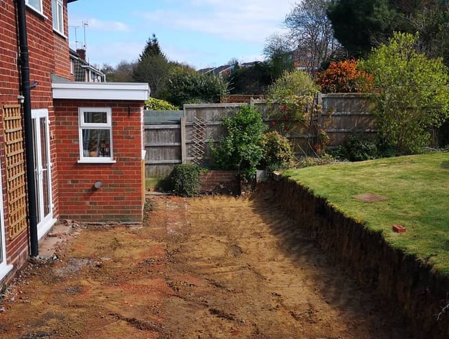 Trenching and drainage groundwork in Oldbury