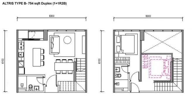 Altris Type C floor plan in Wangsa Maju, Kuala Lumpur