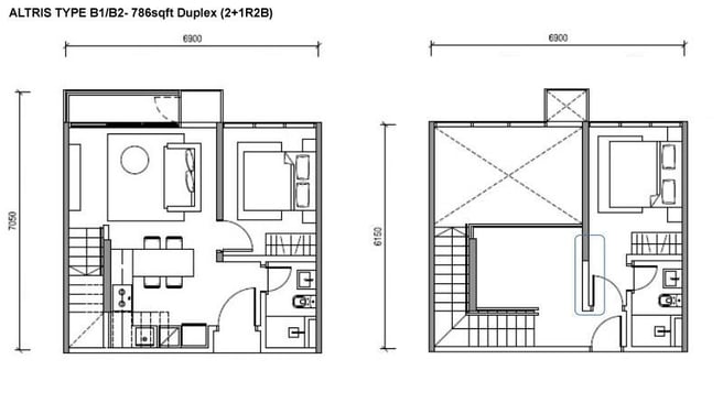 Altris Type D floor plan in Wangsa Maju, Kuala Lumpur