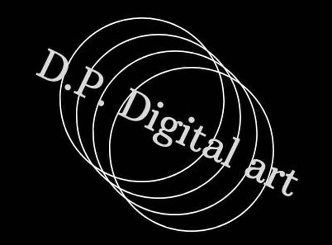 D.P.Digital art logo