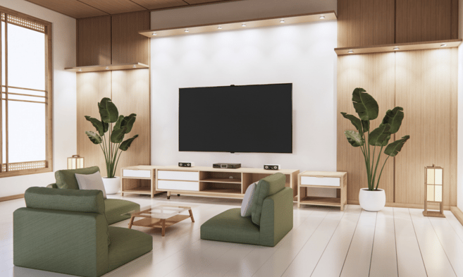 Glossed PVC TV Unit