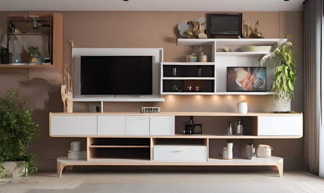 TV Unit With Storage