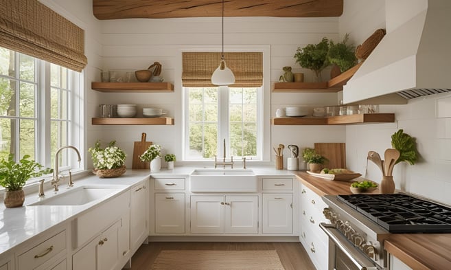 Kitchen with Natural Elements