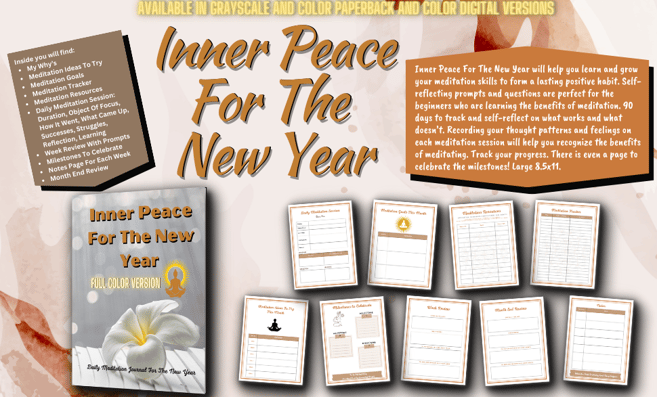 Inner Peace For The New Year will help you develop and track your meditation skills.