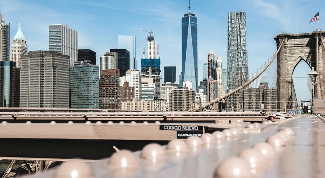 Vue sur les Grattes Ciel de New-York