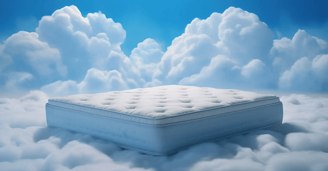 colchon sobre las nubes para un descanso reparador