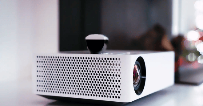 proyector blanco para cine en casa
