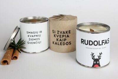Aromaterapinė žvakė RUDOLFAS