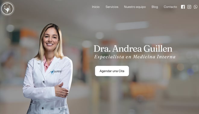 diseño página web médicas, diseño páginas web clínicas oftalmológicas