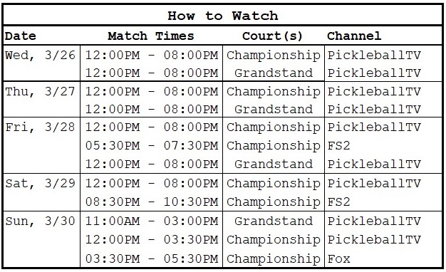PPA Texas Open | How to Watch