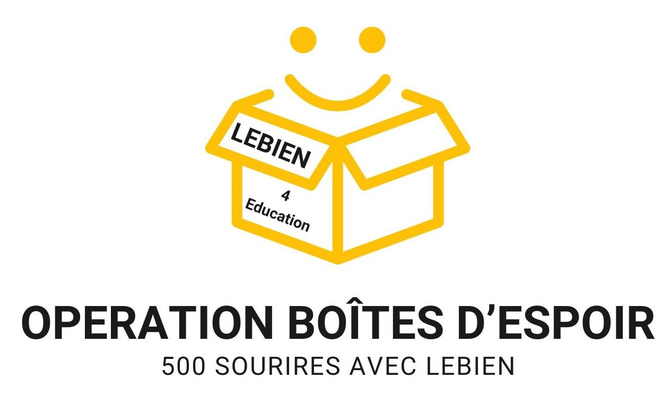 500 sourires, 500 boites pour l'éducation logo