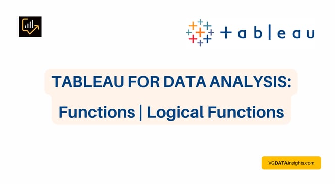 Logical functions in tableau