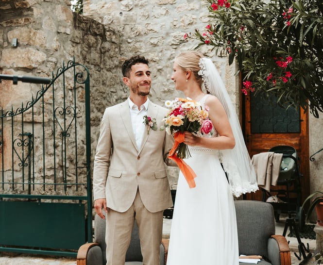 mariage fleurs bouquet mariée fleurs locales fraîches de saison biologiques ardèche