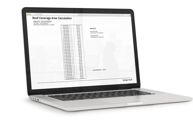 laptop with takeoff data