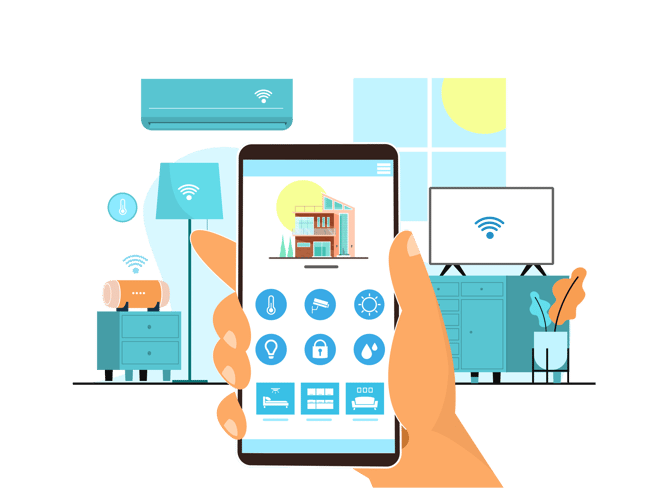 smartphone as a hub to control your home